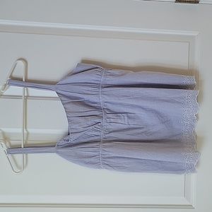 Gap Tank Top with Eyelet Embroidery